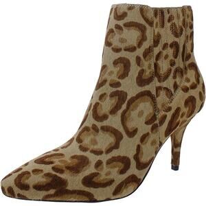 NEW Vince Camuto Ambind 3 Calf Hair Animal Print Ankle Boots Size 7M